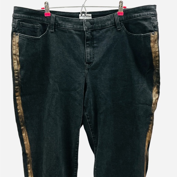 Lane Bryant Signature Fit Mid Rise Straight Dark Brown Jeans Plus Size 24 - Picture 5 of 11